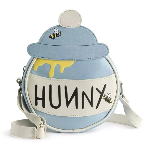 Disney Handbags - Disney Winnie the Pooh Hunny Pot Canteen Crossbody Bag Adjustable Straps Casual